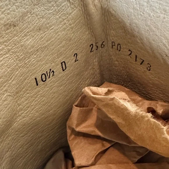 **SOLD**Ferrini Lizard Print Western Cowboy Boots Men’s 10.5 Brown & White - Picture 10 of 11